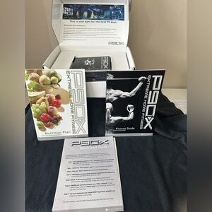 P90X DVD Workout Base Kit No Equipment Needed 12 Fitness DVDs Nutrition Guide